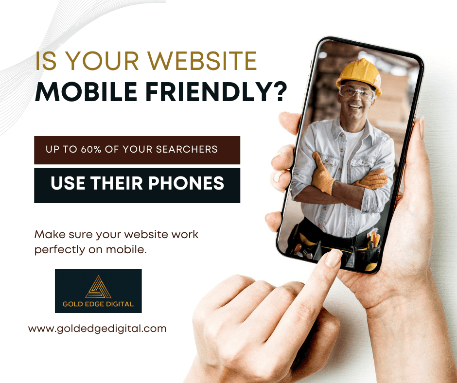Mobile Friendly Website for Tradies Moreton Bay Brisbane Web Design Gold Edge Digital Mango Hill North Lakes 