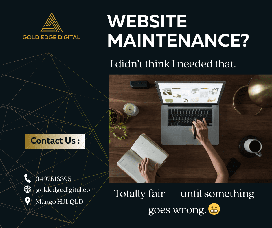 Website Maintenance Gold Edge Digital Mango Hill Moreton Bay Northlakes Website Design Hosting Website Maintenance