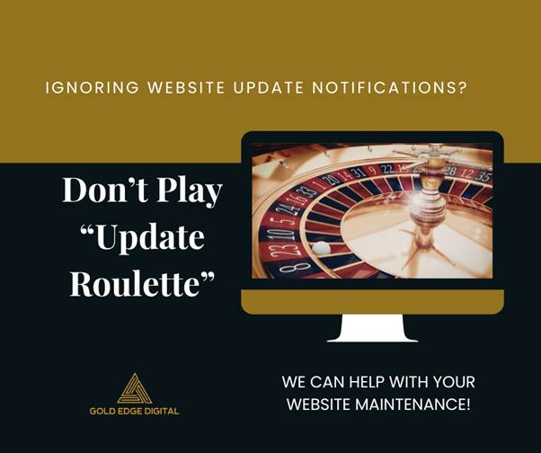 Website Maintenance Update Notifications Gold Edge Digital Mango Hill Northlakes Moreton Bay Digital Marketing Website Design SEO Website Maintenance Hosting